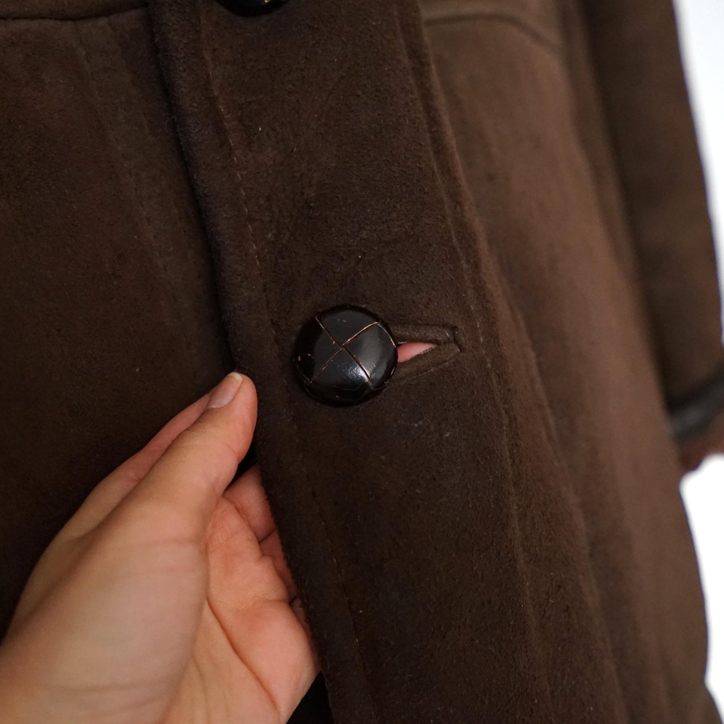 Vintage Shearling Coat Size M-L