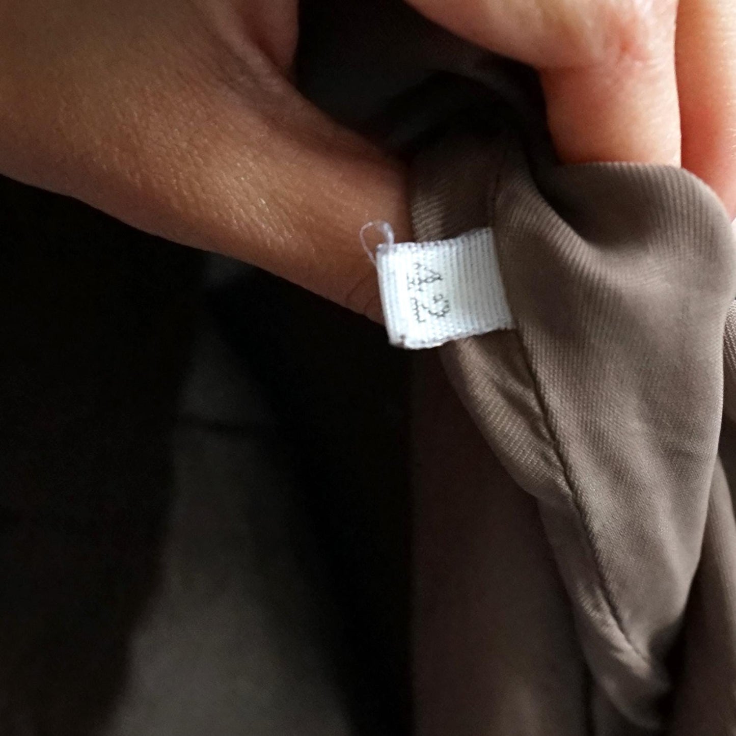 Vintage 70s Trench Coat Size M faux fur