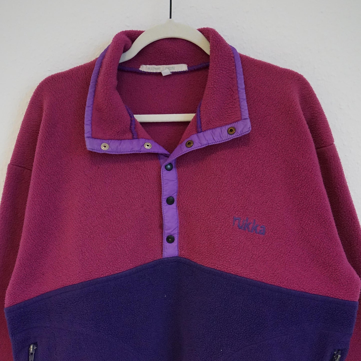 Vintage 80s Fleece Pullover men size M