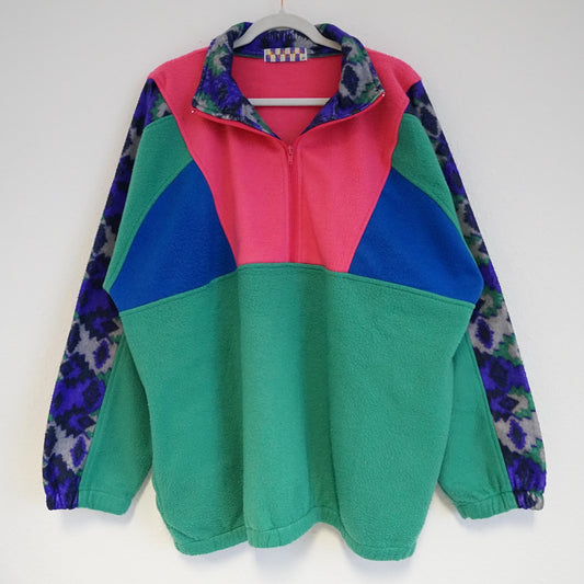 Vintage 80s Fleece Pullover men size XL