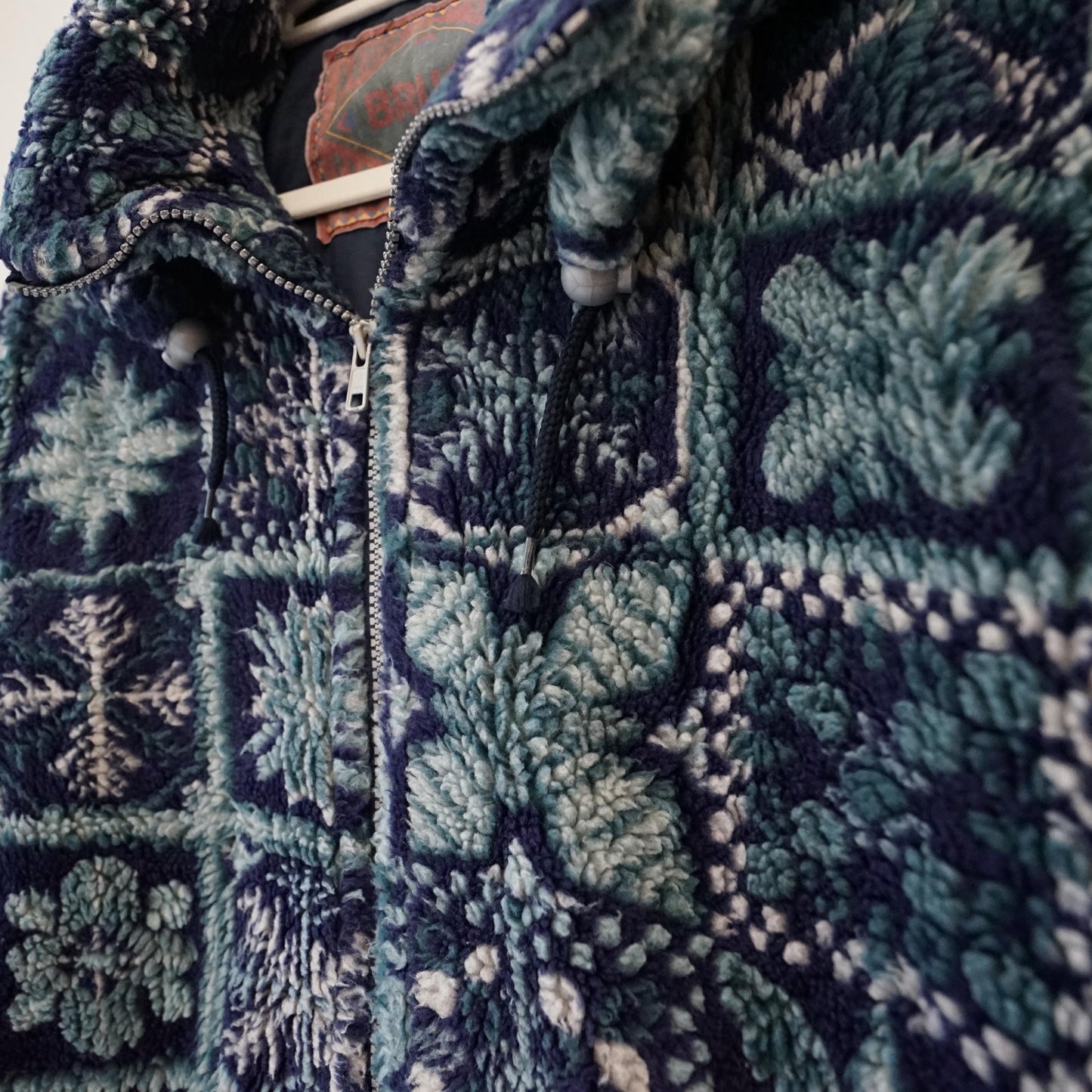 Vintage teddy fleece Jacket size L