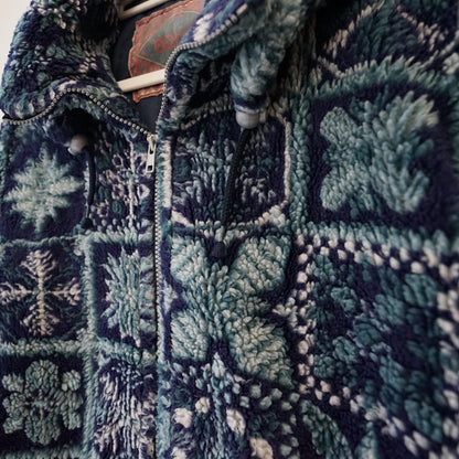 Vintage teddy fleece Jacket size L