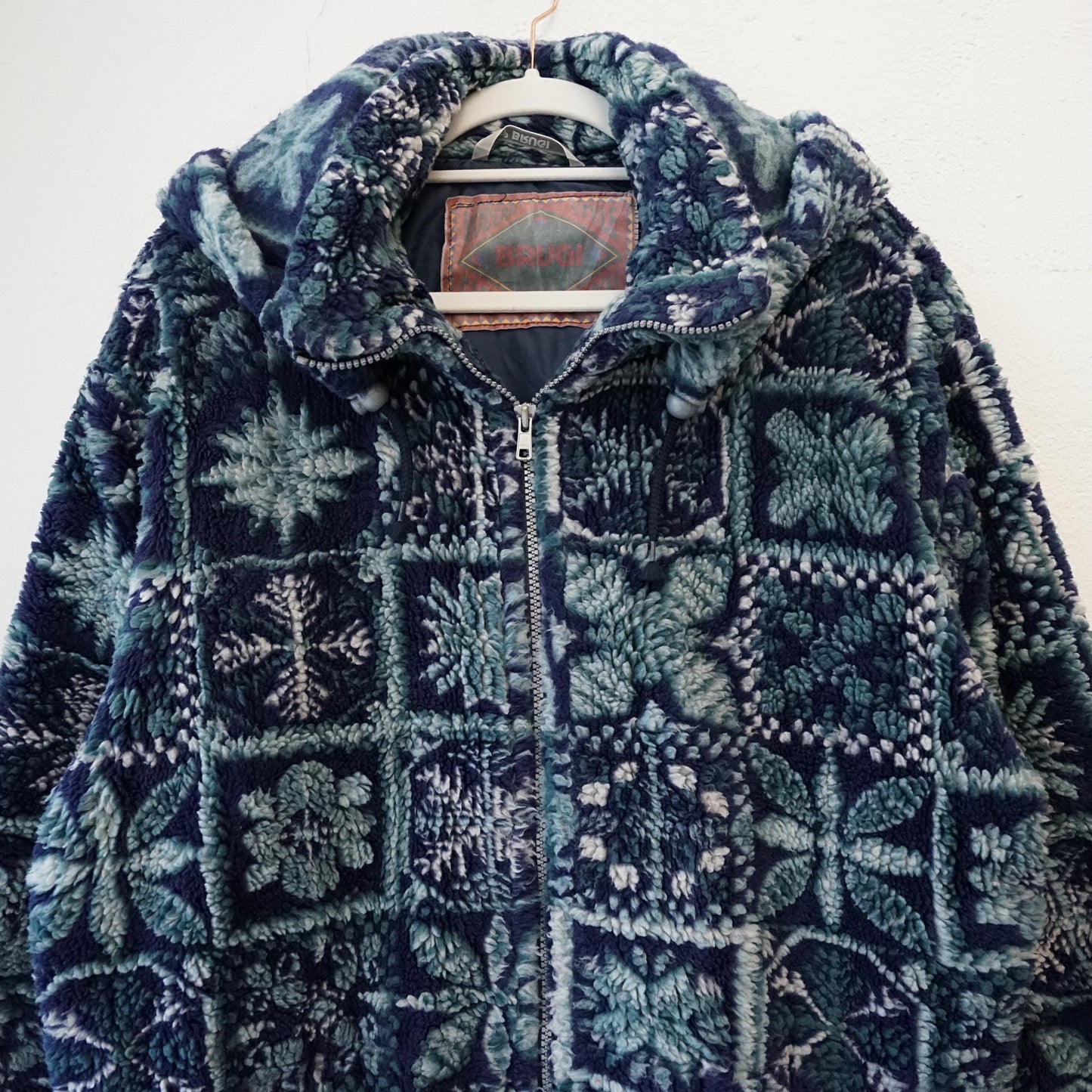 Vintage teddy fleece Jacket size L