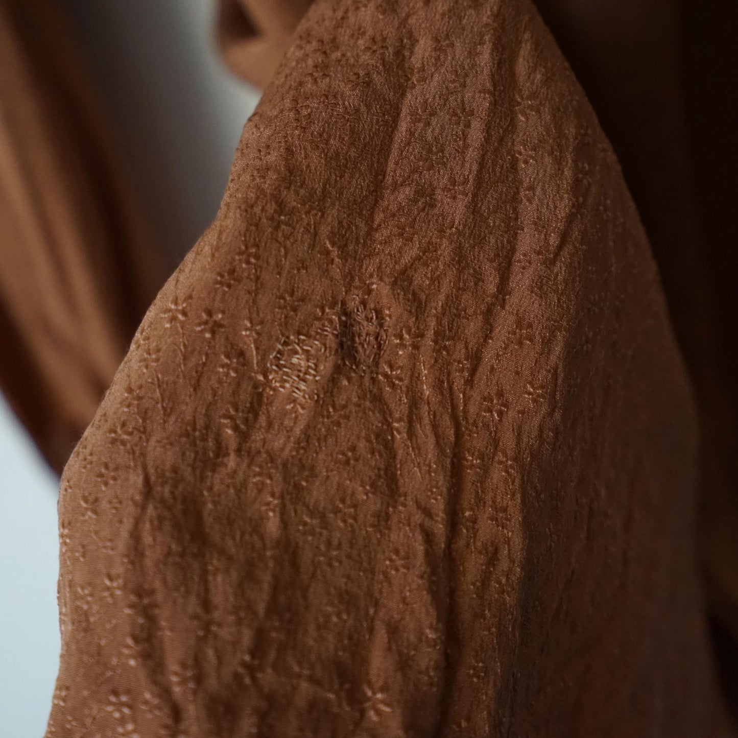 Vintage long silk Blouse size S-M