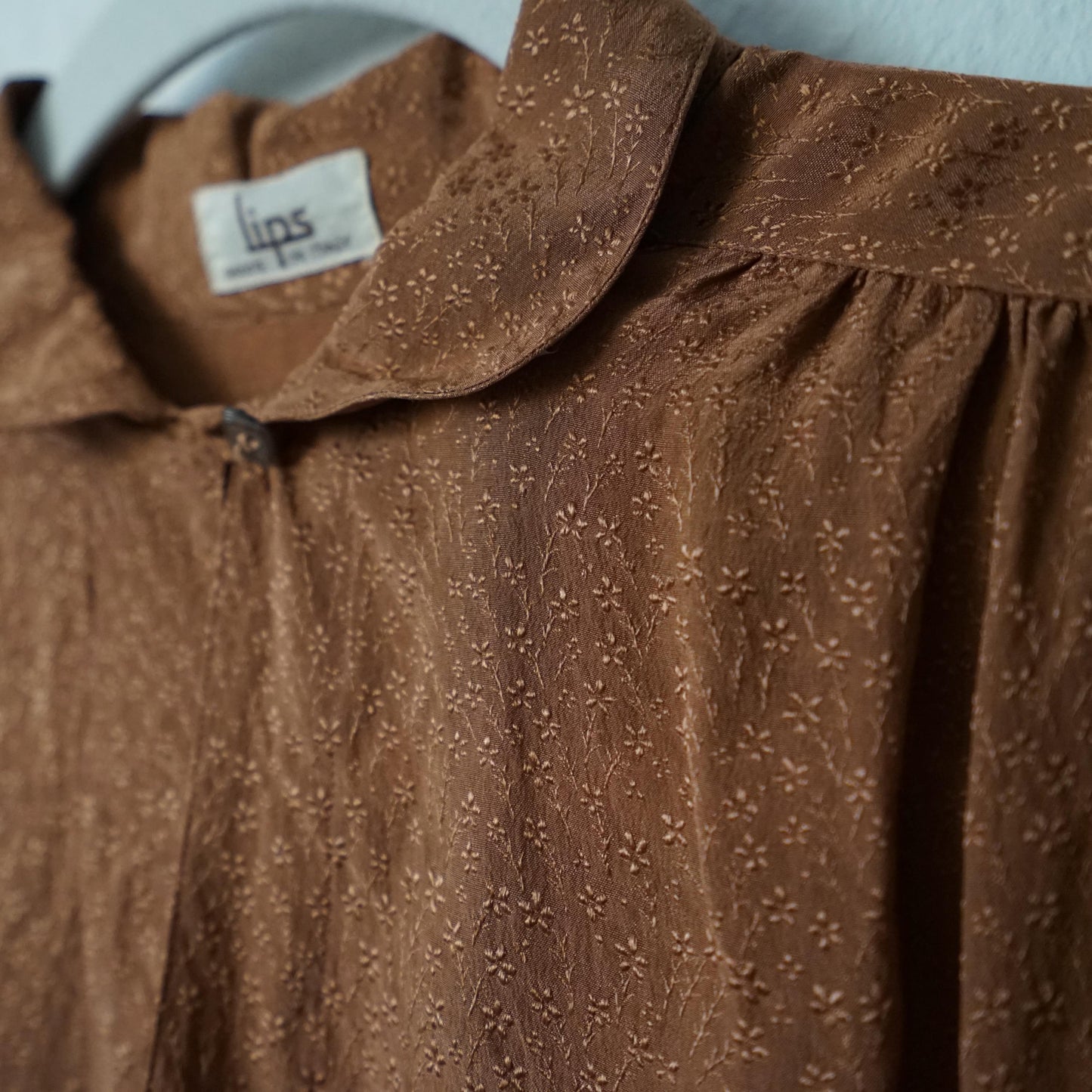 Vintage long silk Blouse size S-M