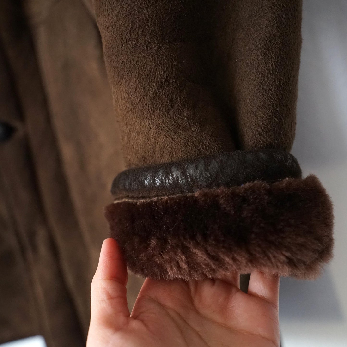 Vintage Shearling Coat Size M-L