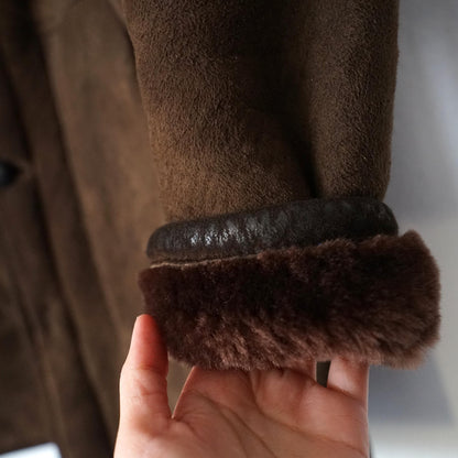 Vintage Shearling Coat Size M-L