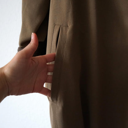 Vintage 70s Trench Coat Size M faux fur