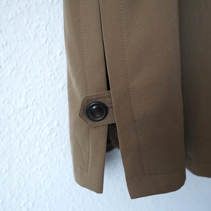 Vintage 70s Trench Coat Size M faux fur