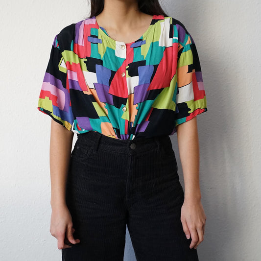 Vintage 80s Blouse size M-L