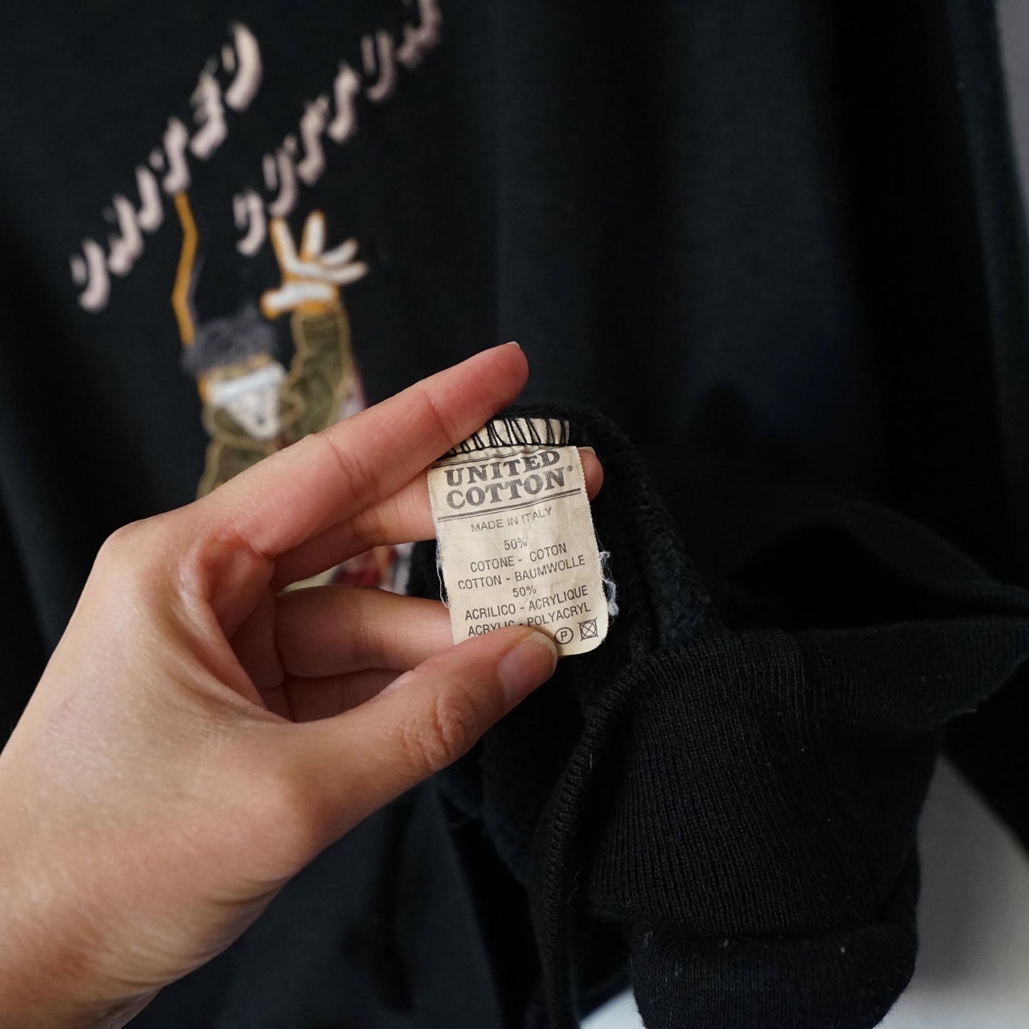 Vintage 90s Sweatshirt Size L embroidery