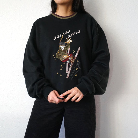 Vintage 90s Sweatshirt Size L embroidery