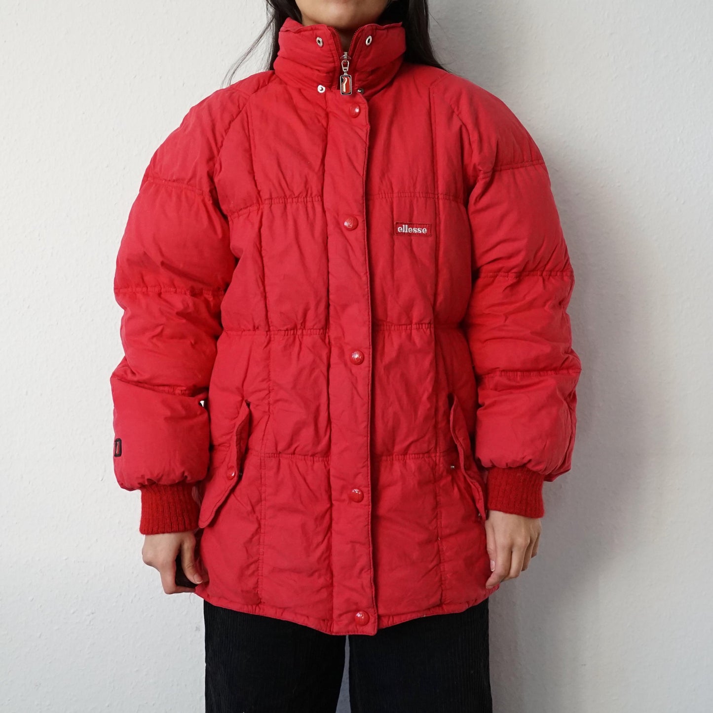 Vintage Ellesse Down Jacket Size M 70s