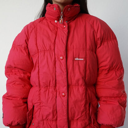 Vintage Ellesse Down Jacket Size M 70s