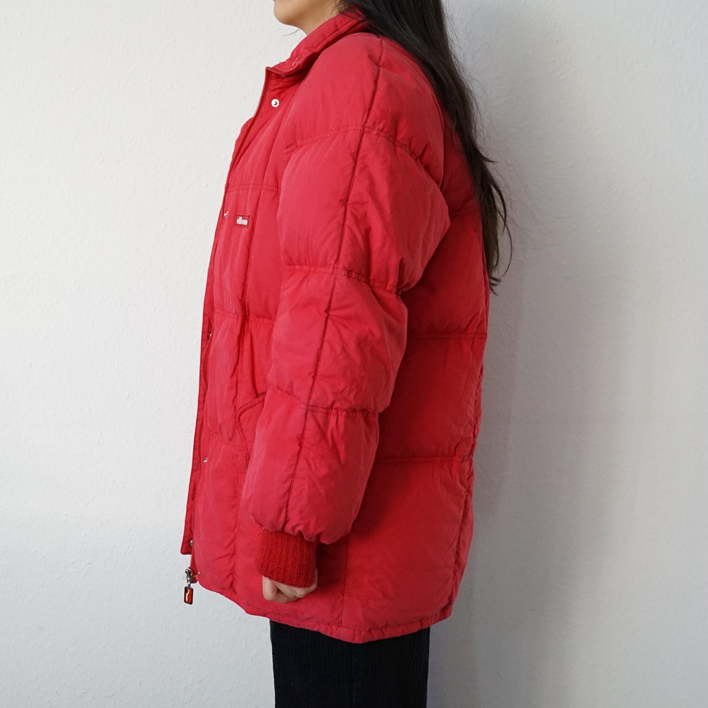 Vintage Ellesse Down Jacket Size M 70s