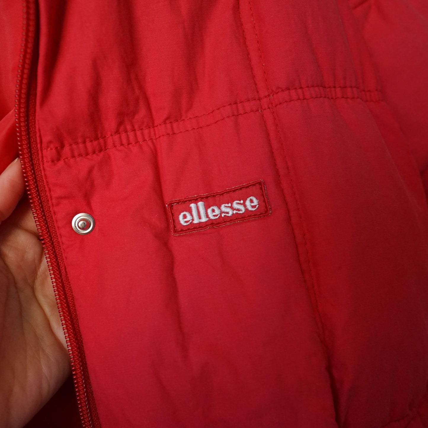 Vintage Ellesse Down Jacket Size M 70s