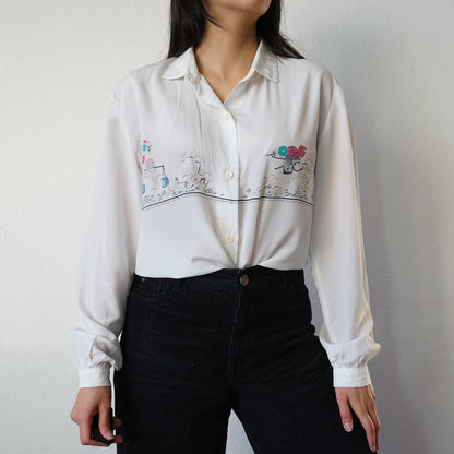 Vintage 90s Blouse size M