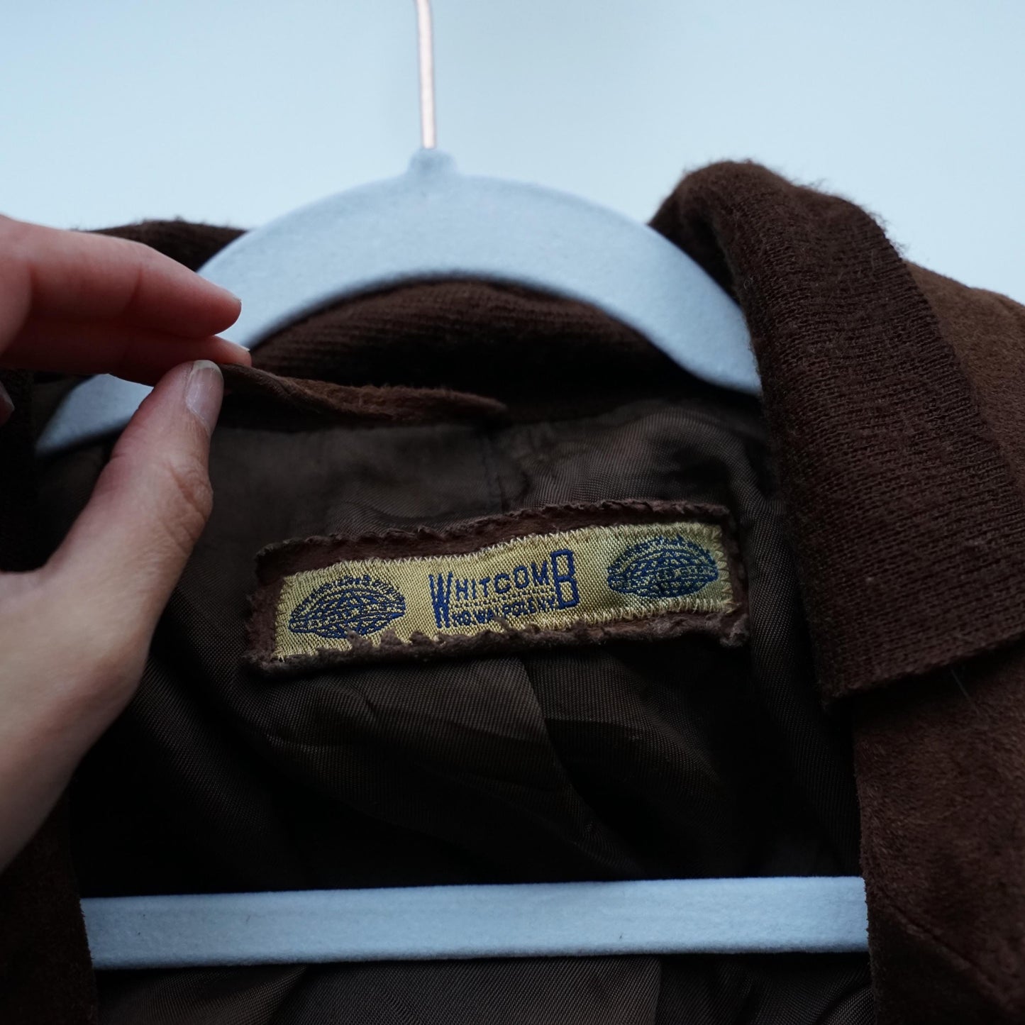 Vintage 70s suede coat size L