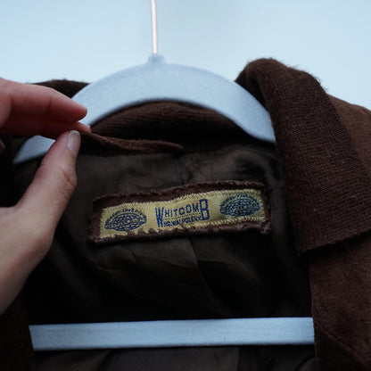 Vintage 70s suede coat size L