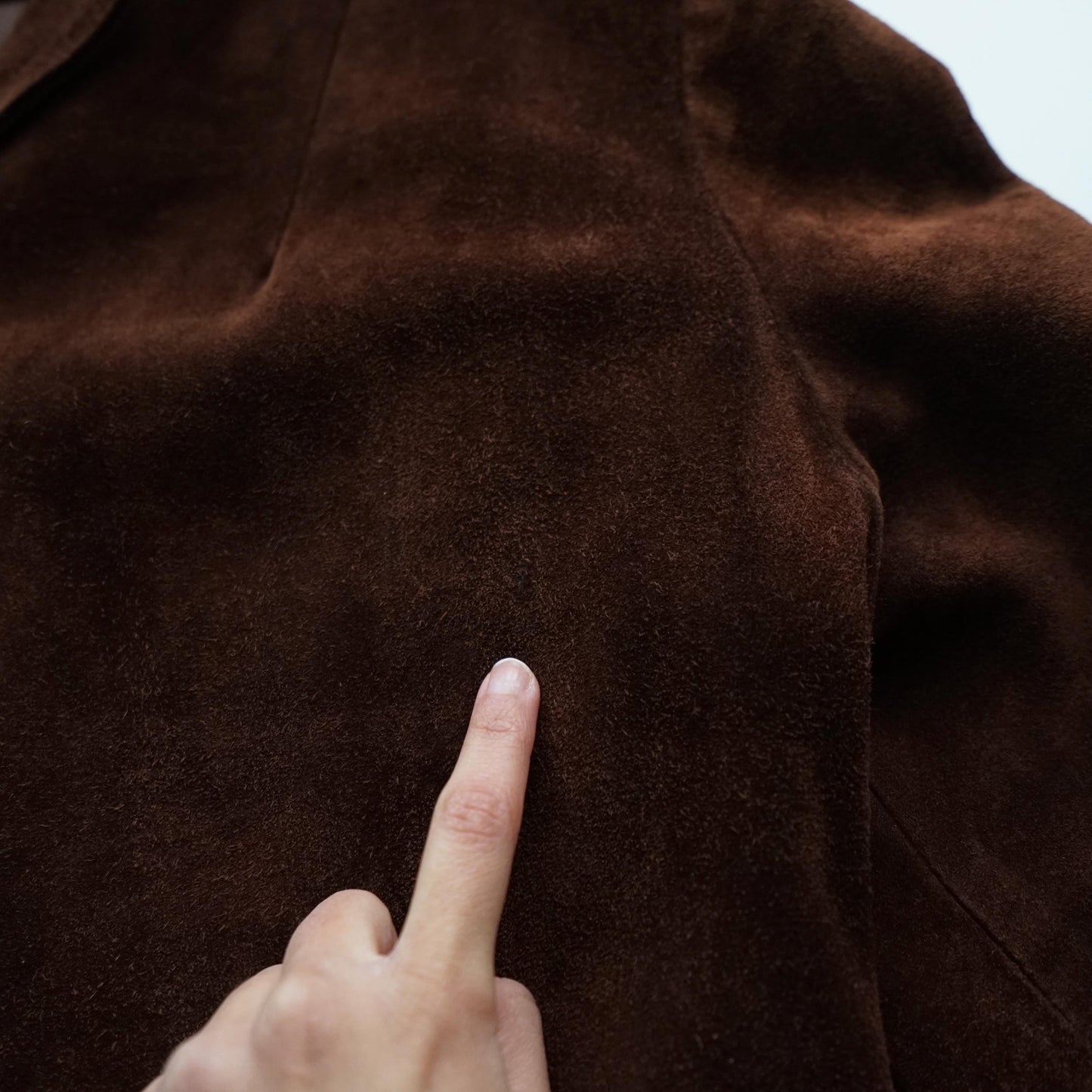 Vintage 70s suede coat size L