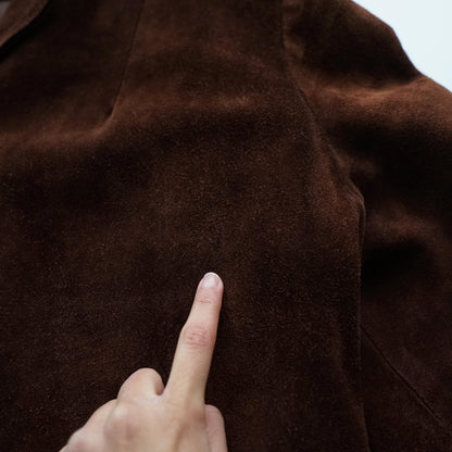 Vintage 70s suede coat size L