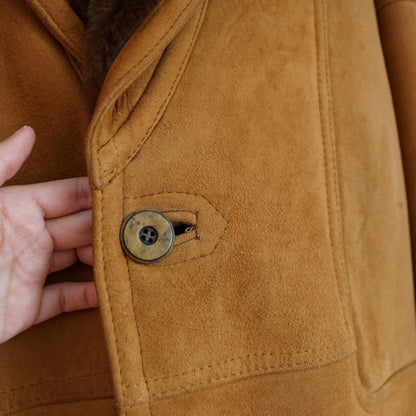 Vintage Shearling Coat Size L-XL