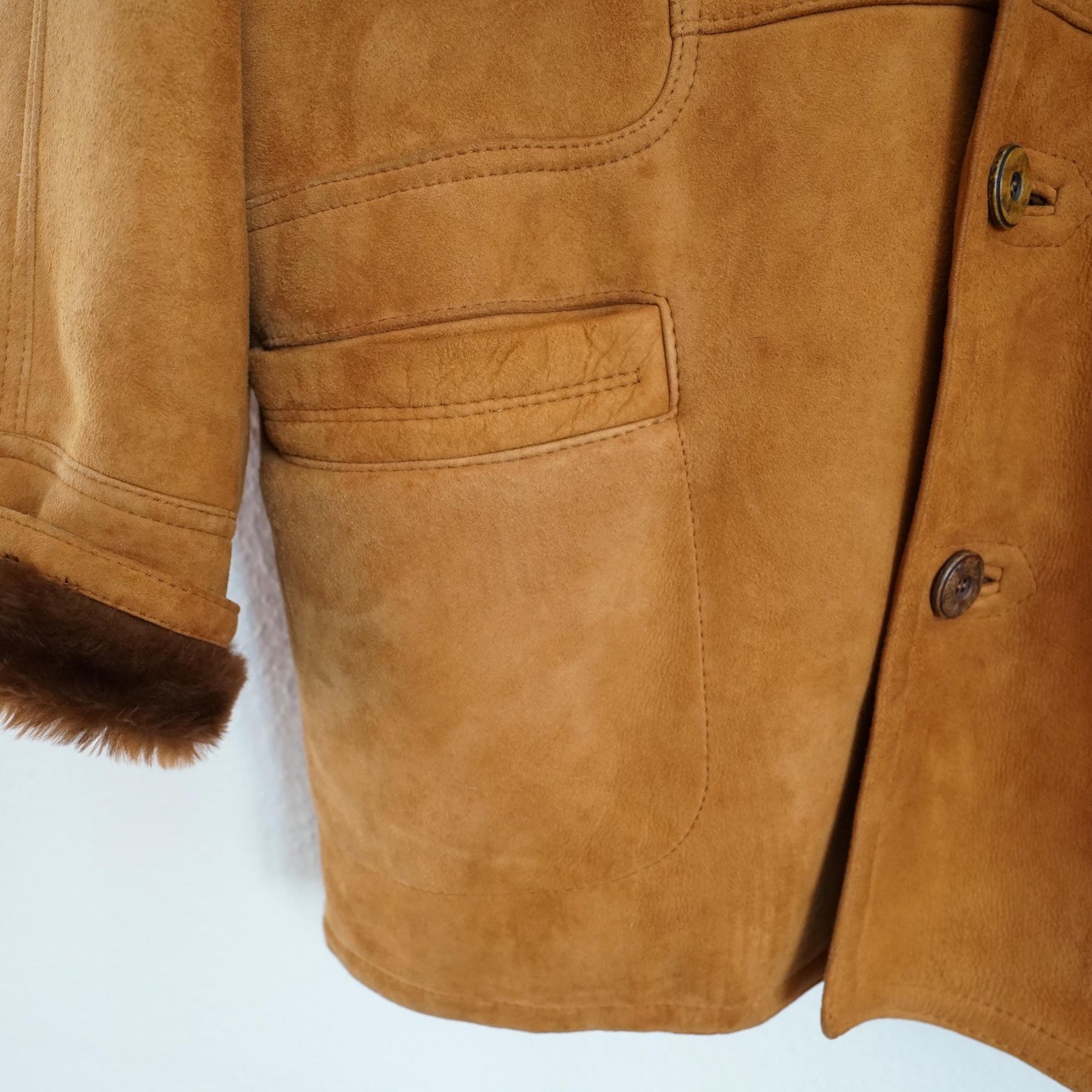 Vintage Shearling Coat Size L-XL