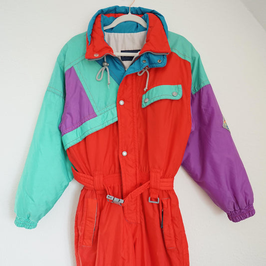 Vintage 80s ski suit size M