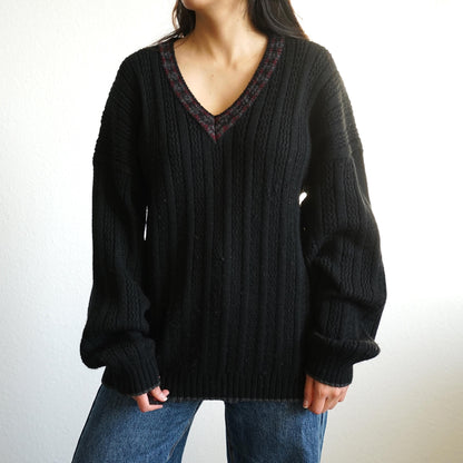 Vintage 90s Pullover Size L wool alpaca mix
