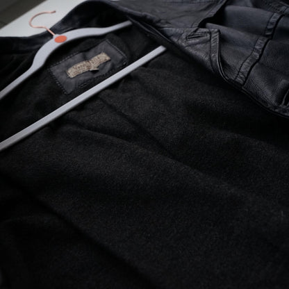 Vintage 90s leather jacket men size L