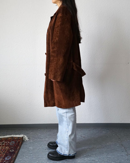 Vintage 70s suede coat size L