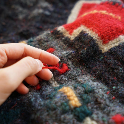 Vintage 90s Pullover Size M wool handmade