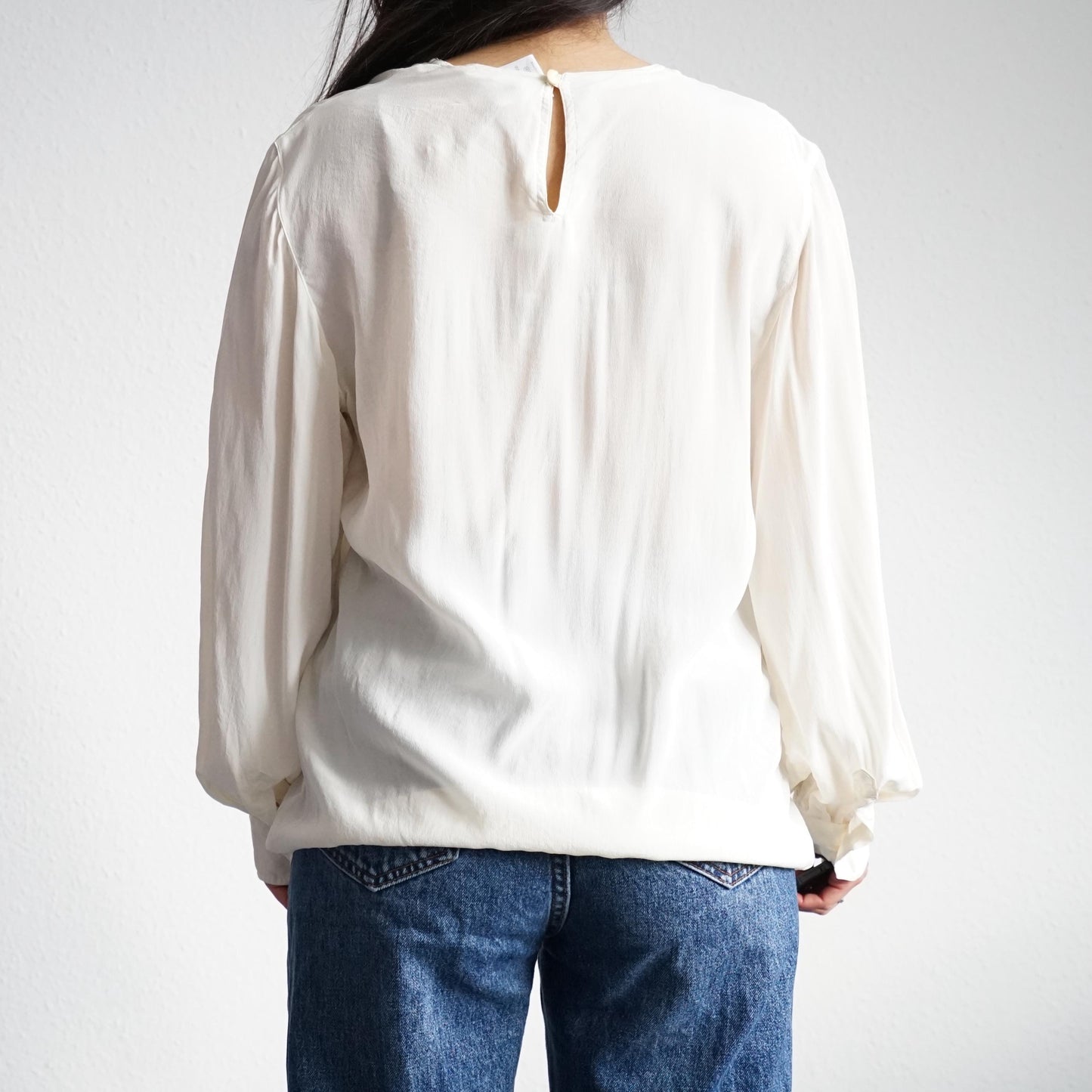 Vintage silk blouse size M-L