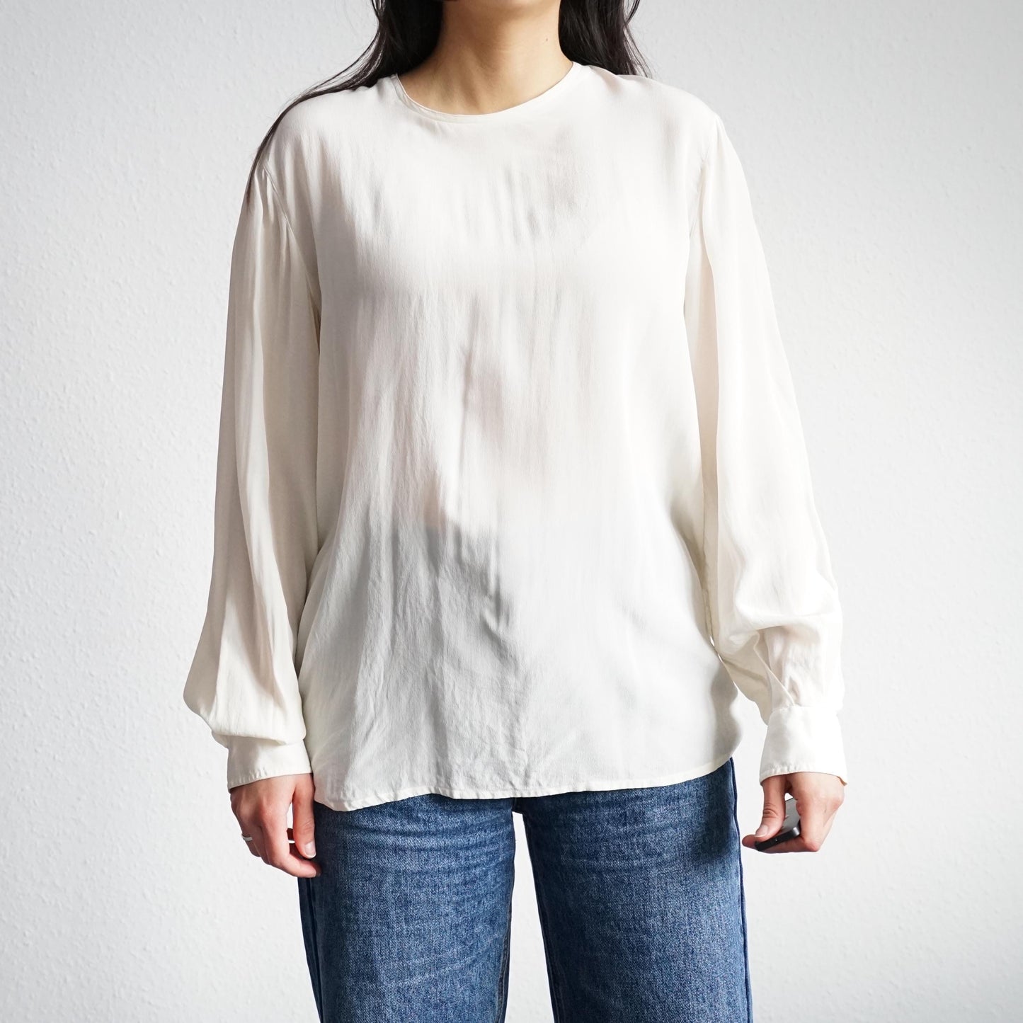 Vintage silk blouse size M-L