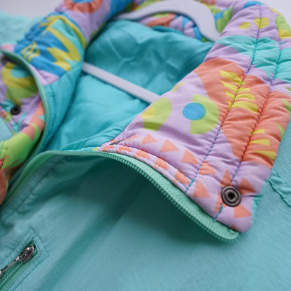 Vintage 80s Ski Suit pastel colors unisex