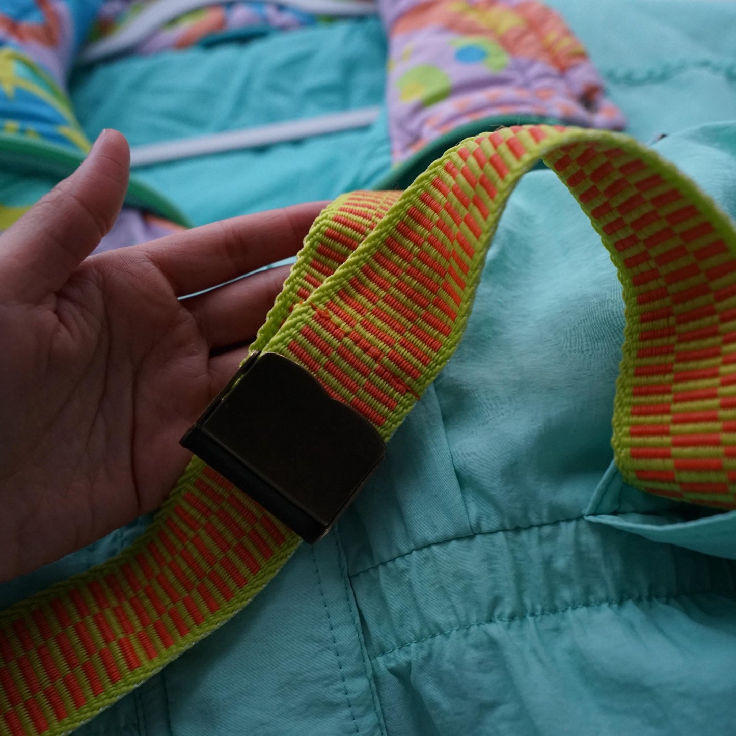 Vintage 80s Ski Suit pastel colors unisex