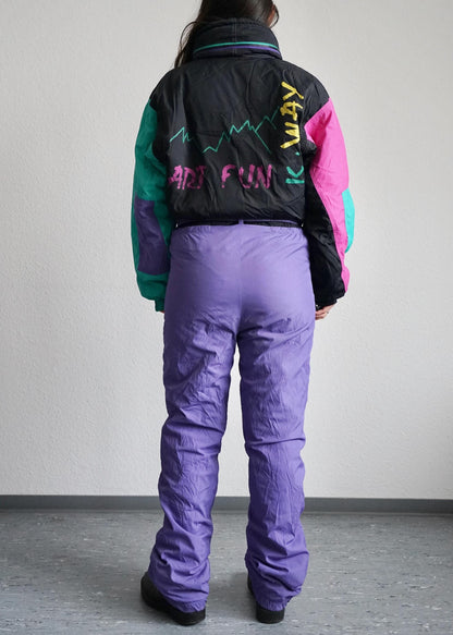 Vintage 80s ski suit size M