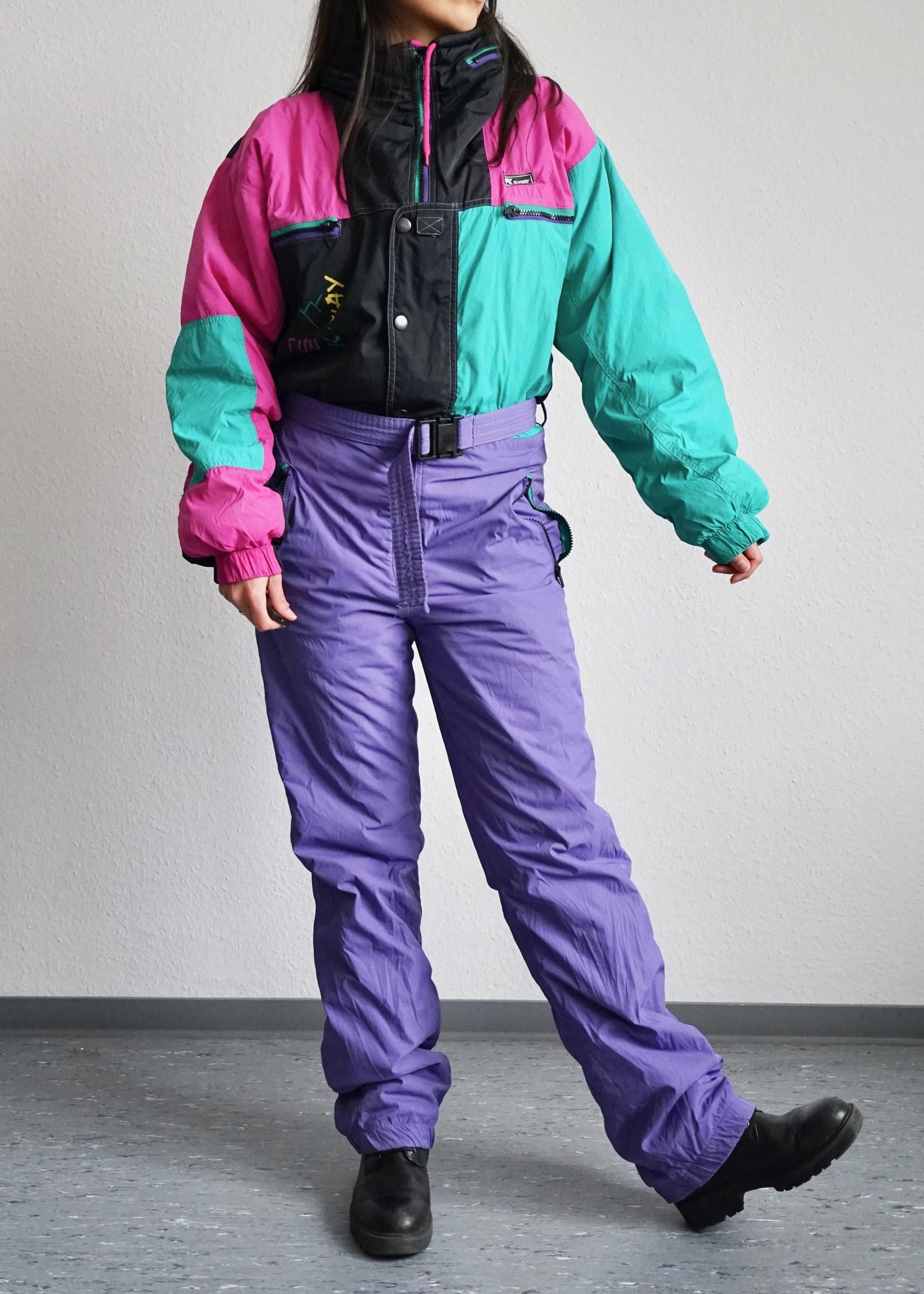 Vintage 80s ski suit size M