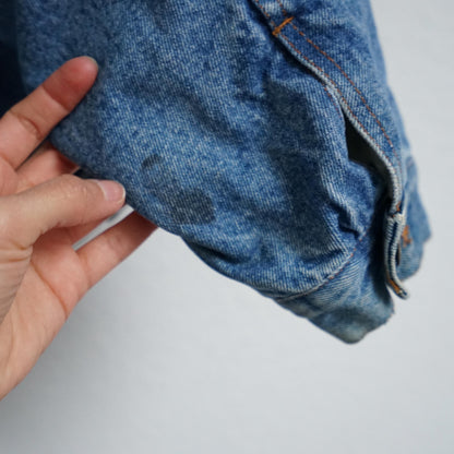 Vintage Teddy Denim jacket Size L-XL