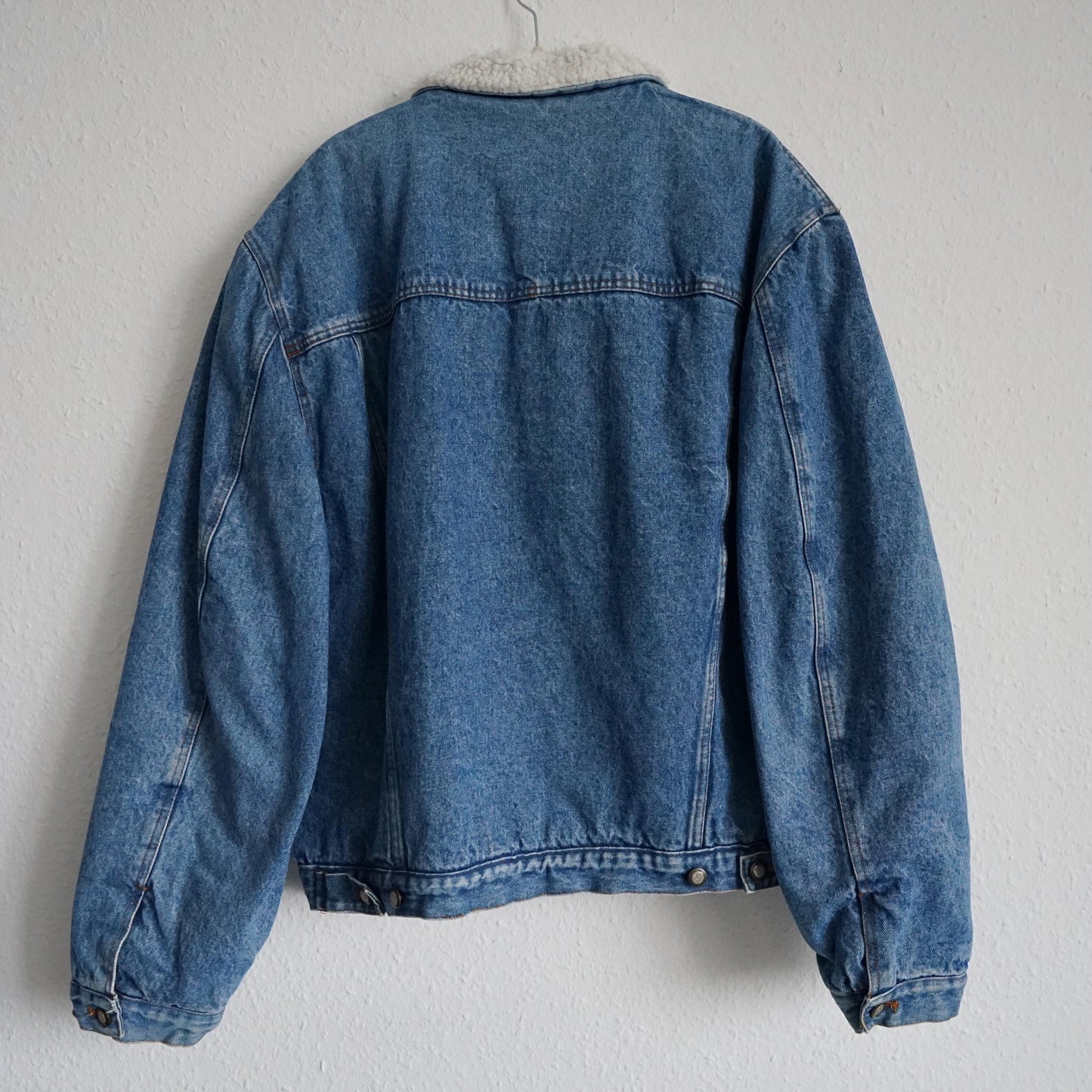 Vintage Teddy Denim jacket Size L-XL