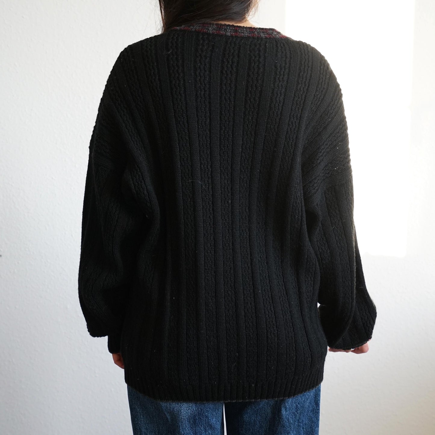 Vintage 90s Pullover Size L wool alpaca mix
