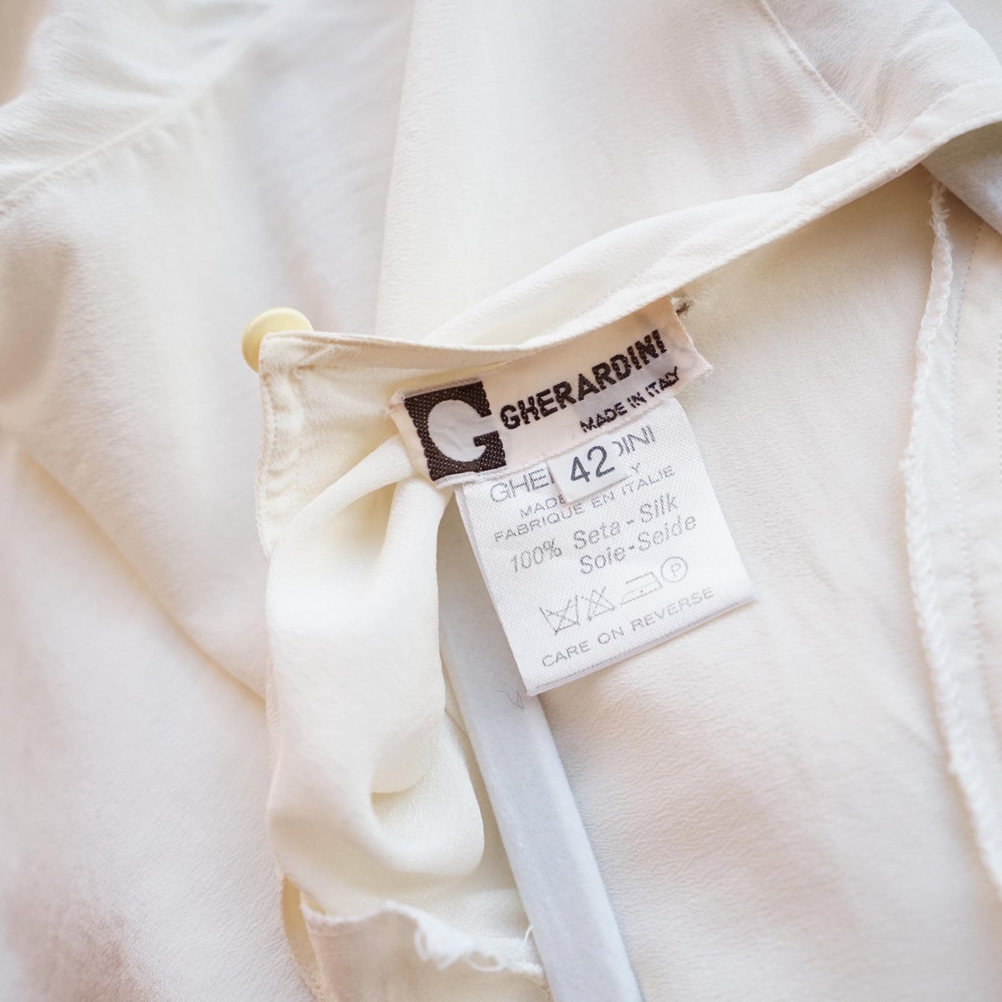 Vintage silk blouse size M-L