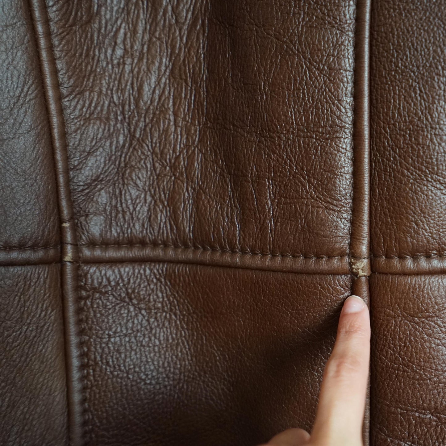 Vintage brown Shearling Coat Size XL