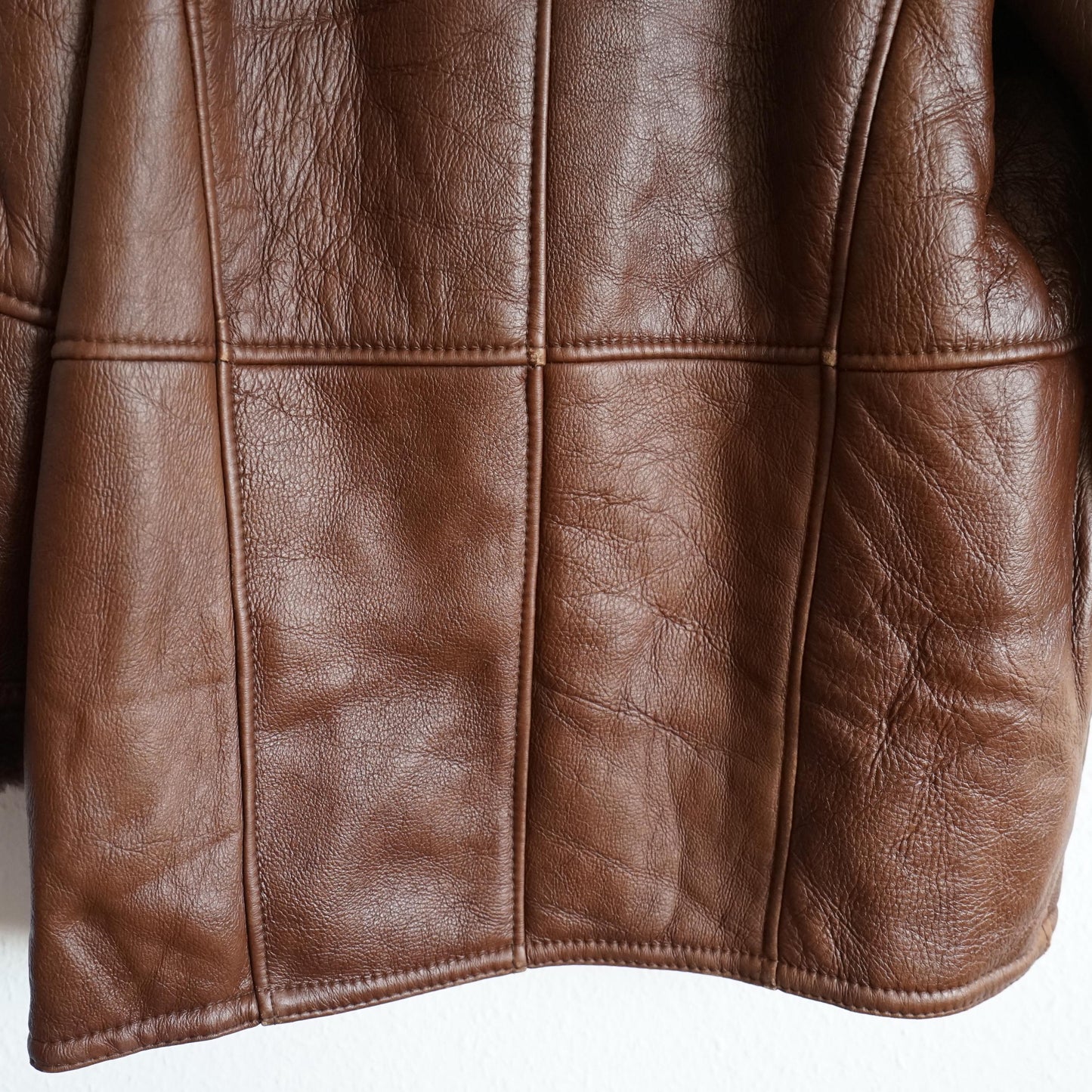 Vintage brown Shearling Coat Size XL