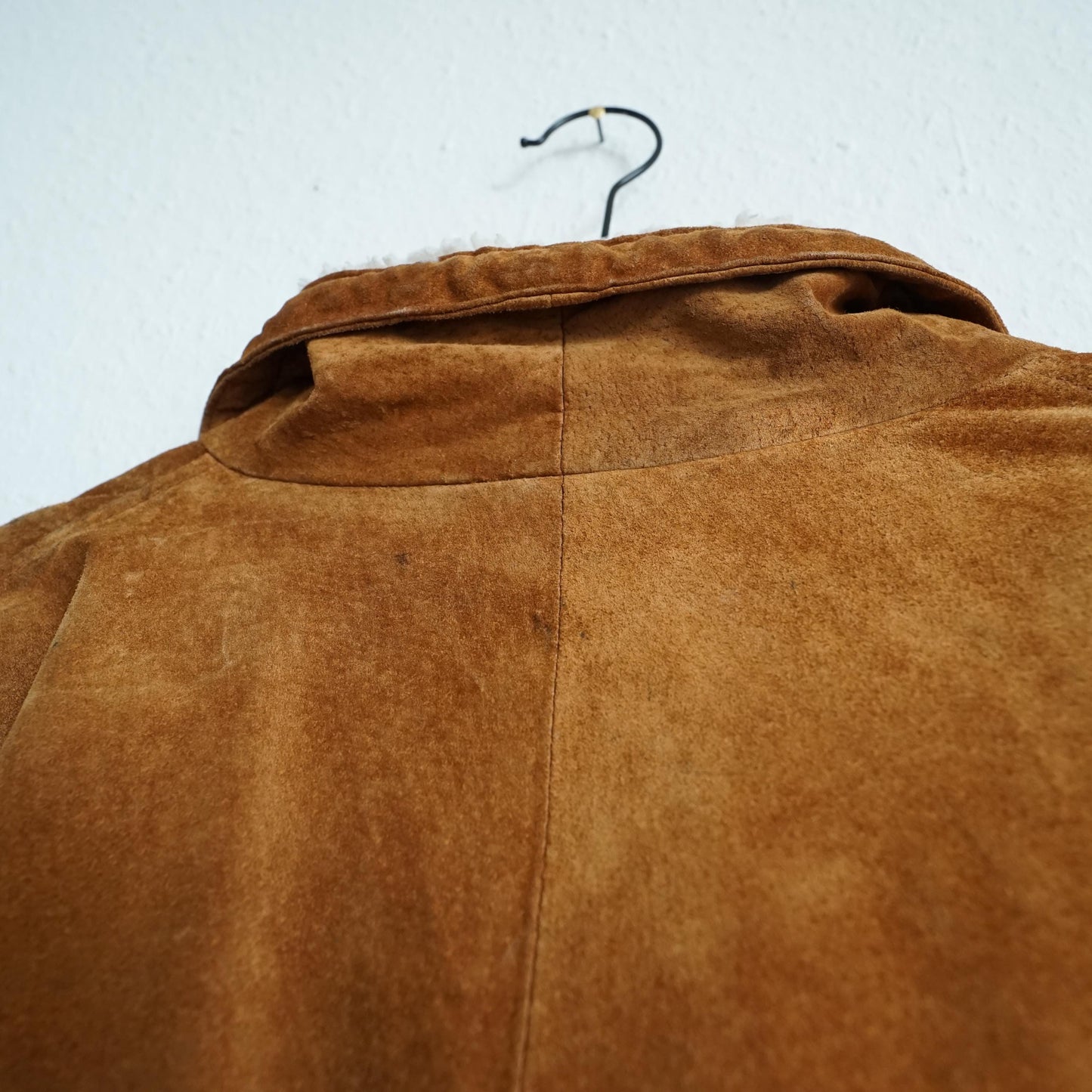 Vintage Leather Bomber Jacket men Size M unisex