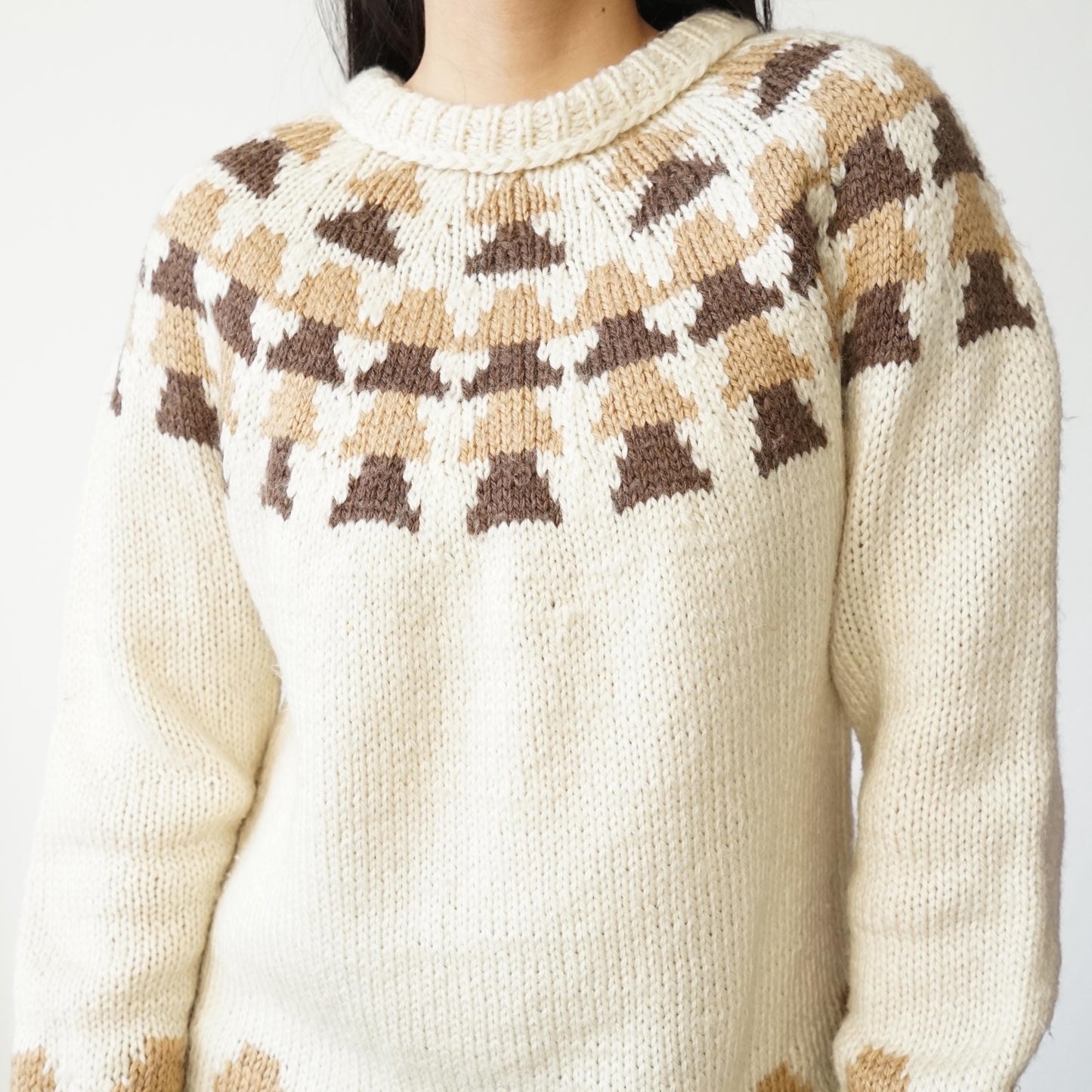 Vintage 90s Pullover Size S-M handmade