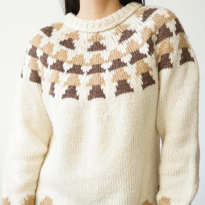 Vintage 90s Pullover Size S-M handmade