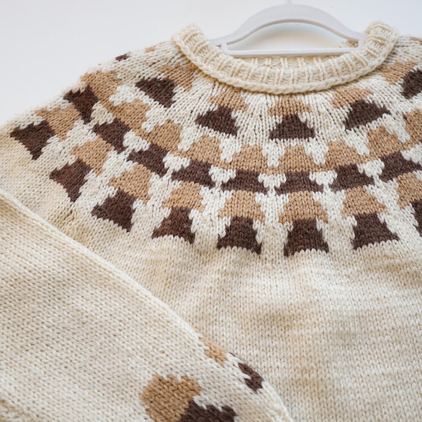 Vintage 90s Pullover Size S-M handmade