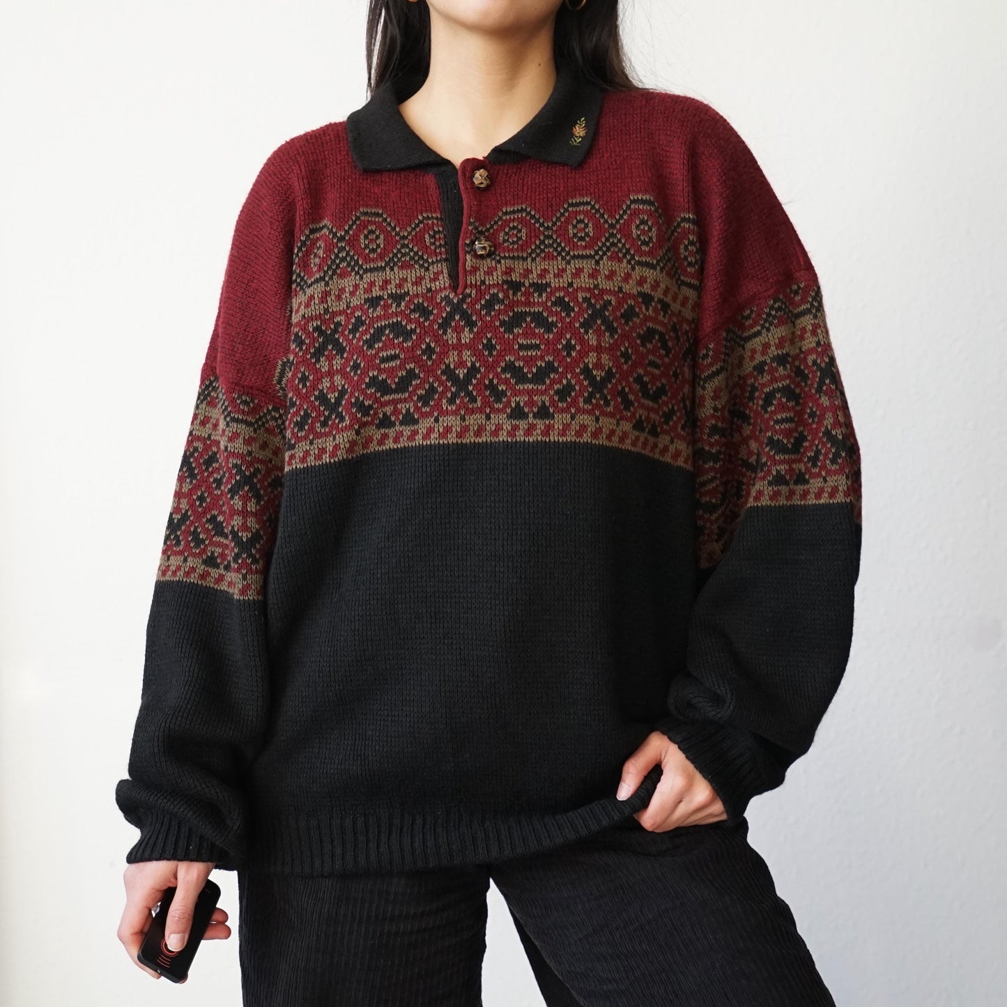 Vintage 90s Pullover Size L-XL polo