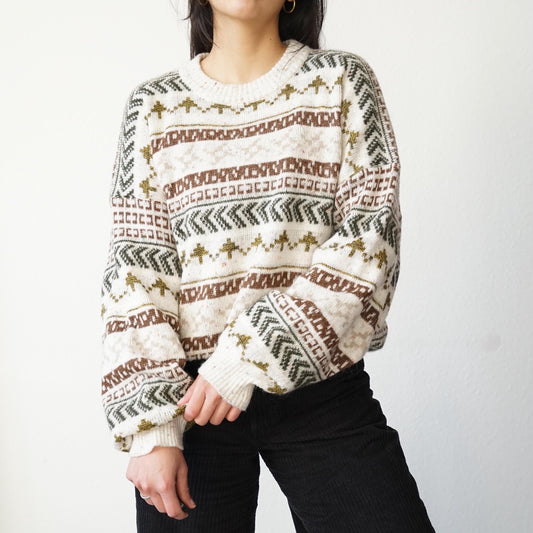 Vintage 90s Pullover Size L colorful